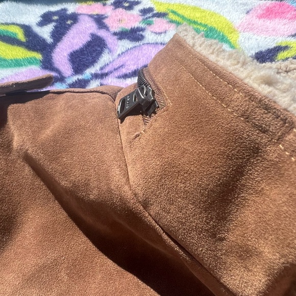 Men's Levi's® Faux Suede Aviator Bomber Jacket with Sherpa Size Small - Picture 4 of 8